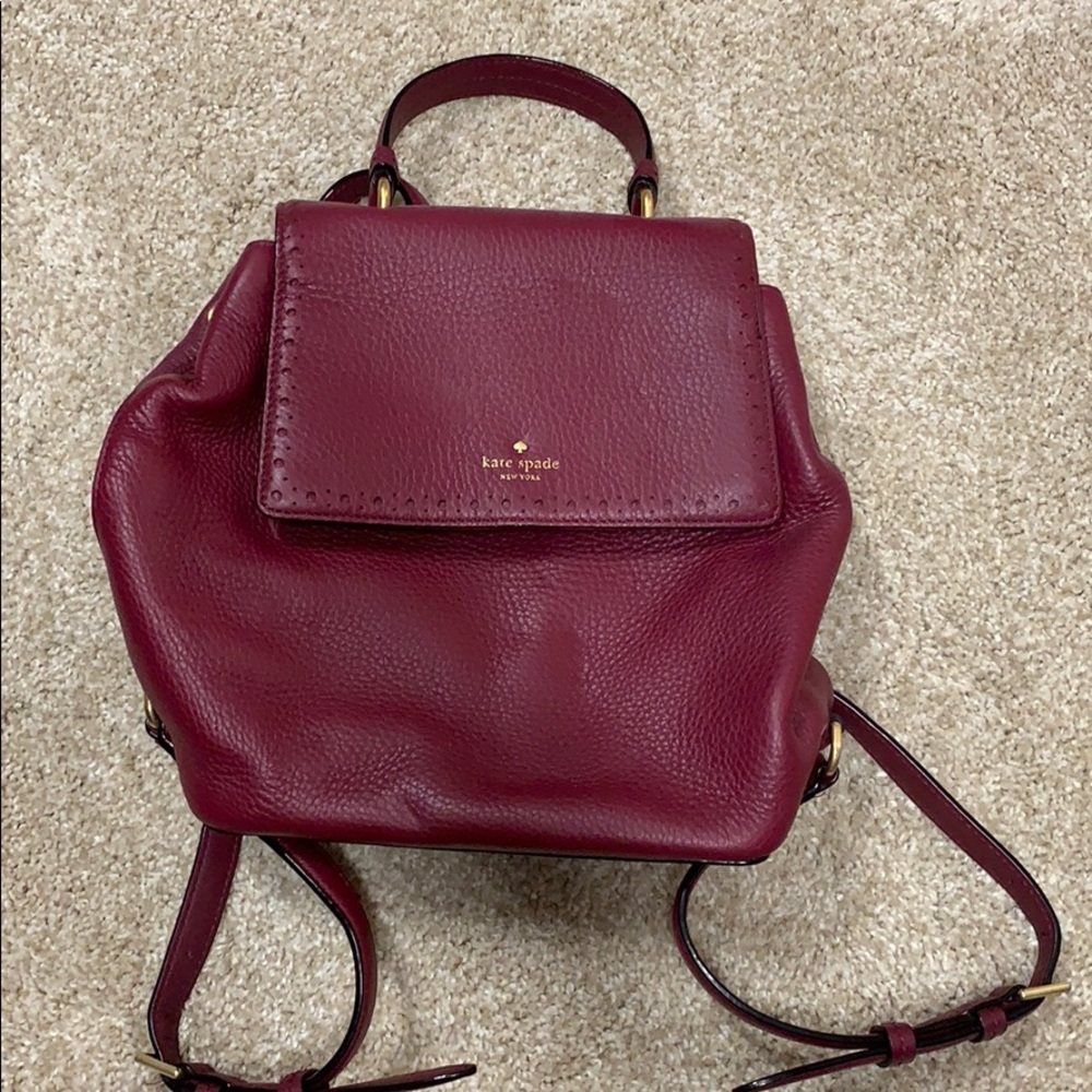 Kate Spade backpack purse- Like New